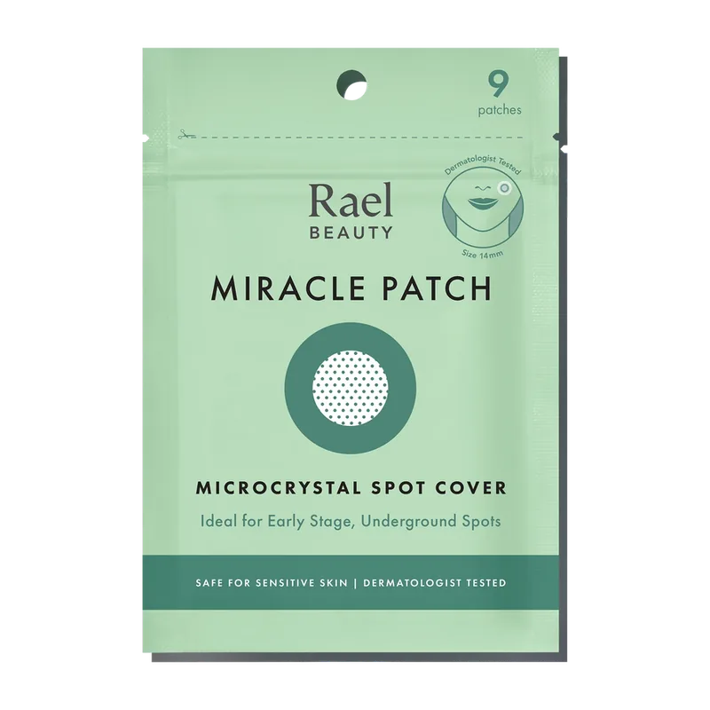 Rael Miracle Patch Microcrystal Spot Cover packaging with microneedle hydrocolloid dots