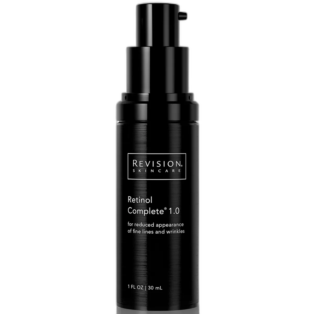 Revision Skincare Retinol Complete 1.0 in an opaque pump bottle