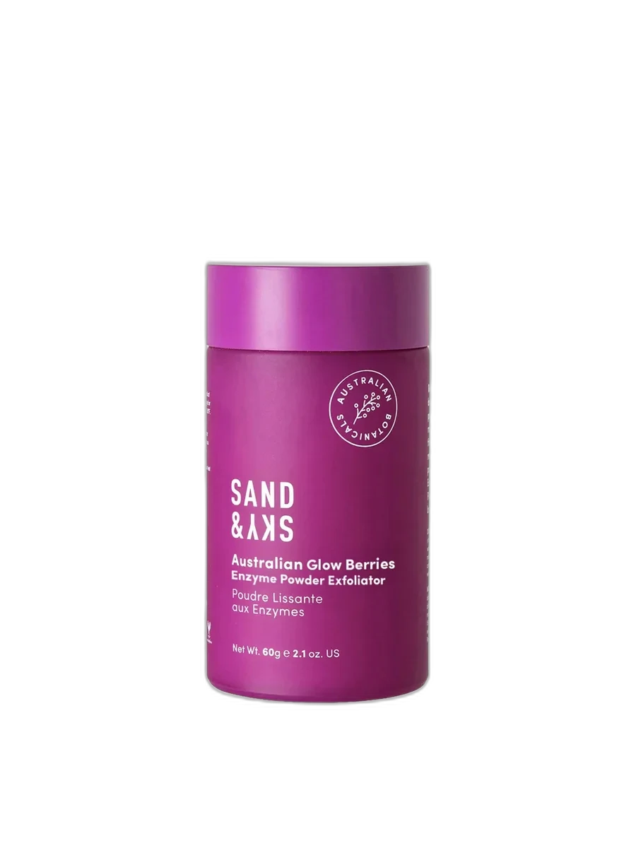 Sand & Sky Enzyme Polish & Exfoliant 60g jar — Australian rice and papain powder-to-foam exfoliator
