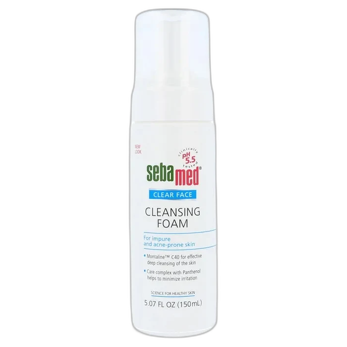 Sebamed Clear Face Cleansing Foam 150ml pump bottle
