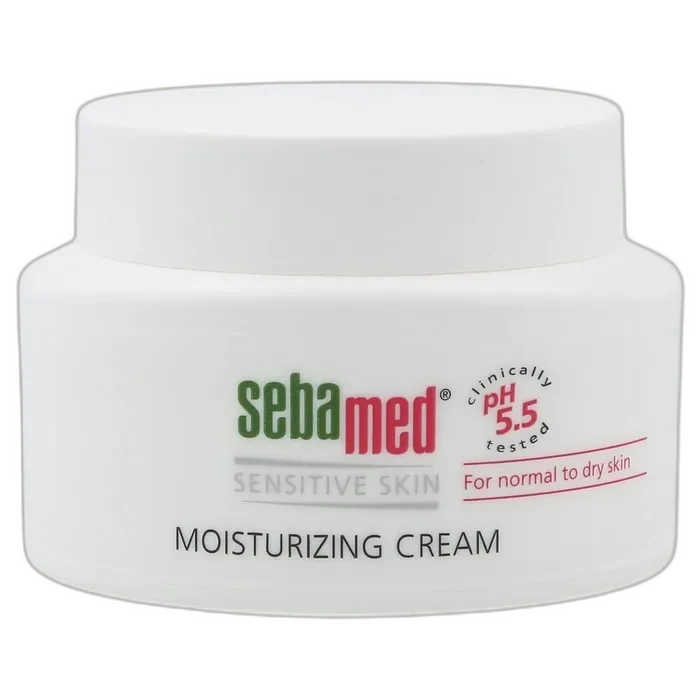 Sebamed Moisturizing Cream for Sensitive Skin 75mL white tube with blue branding