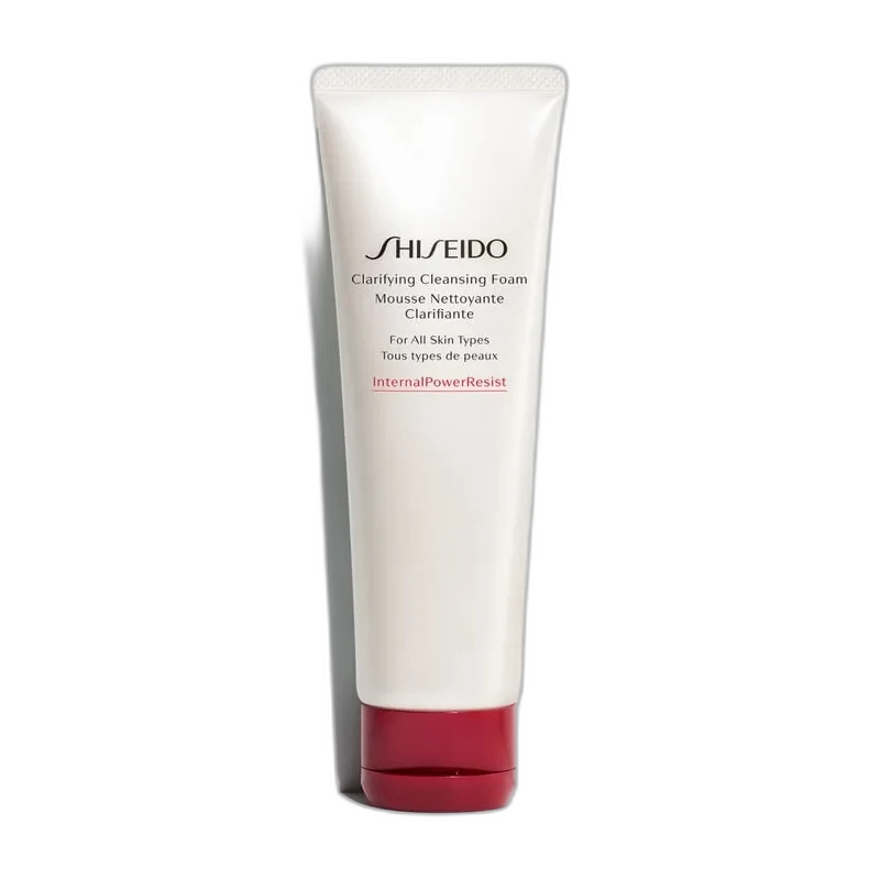 Shiseido Clarifying Cleansing Foam 125 mL white squeeze tube