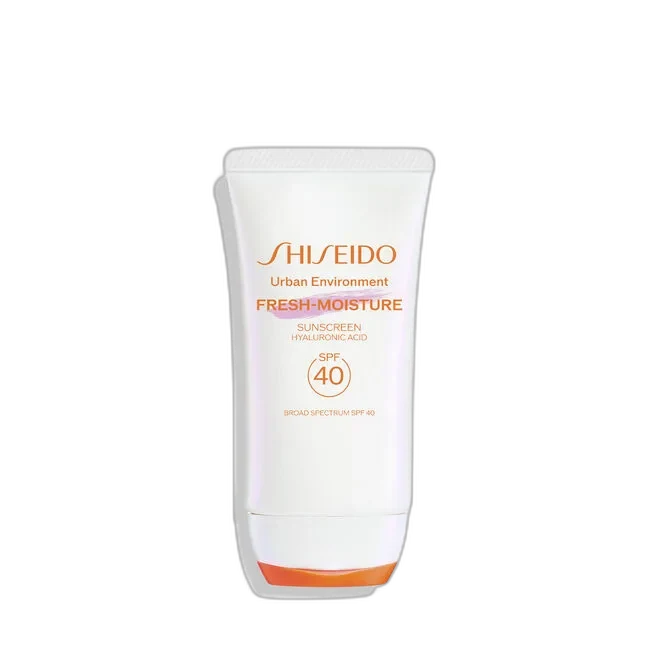Shiseido Urban Environment Fresh-Moisture Sunscreen SPF 42 white tube