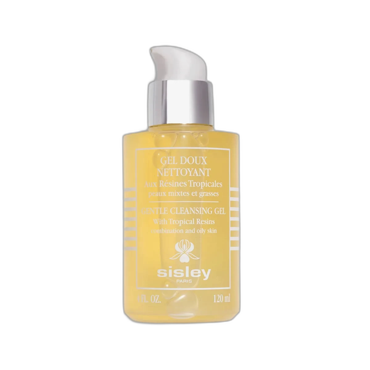 Sisley Gentle Cleansing Gel with Tropical Resins frosted bottle