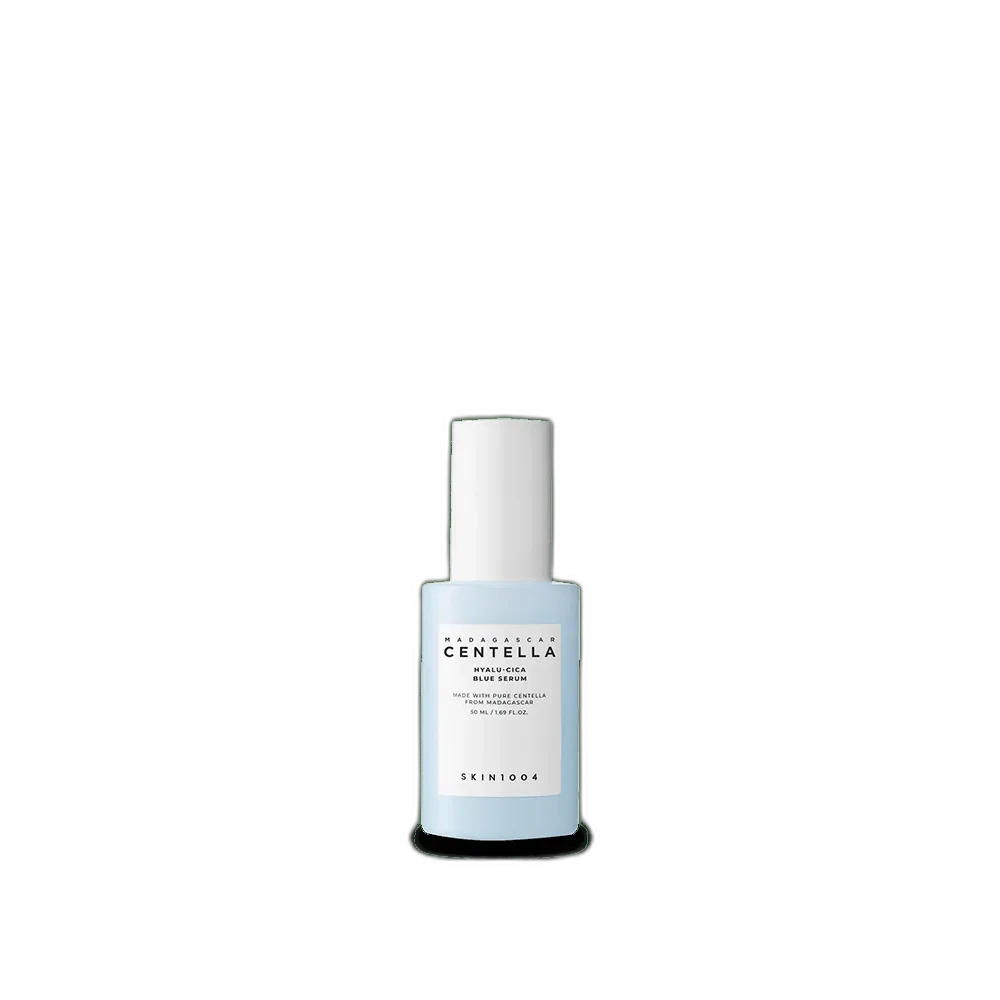 SKIN1004 Madagascar Centella Hyalu-Cica Blue Serum glass bottle