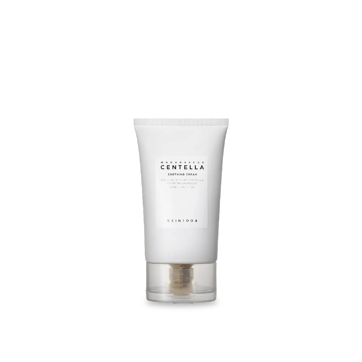 SKIN1004 Madagascar Centella Soothing Cream 75ml white squeeze tube with green botanical design