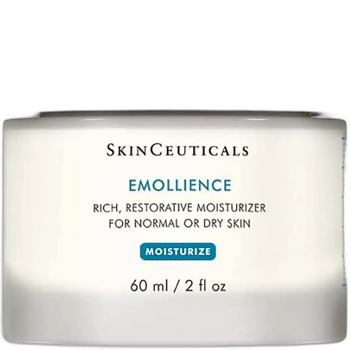 SkinCeuticals Emollience rich moisturizer bottle on neutral background