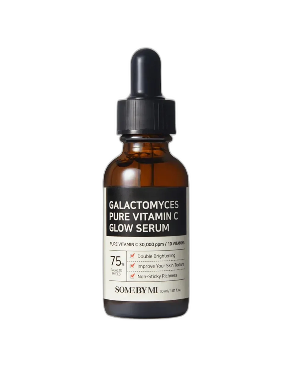 Some By Mi Galactomyces Pure Vitamin C Glow Serum dropper bottle, 30 mL