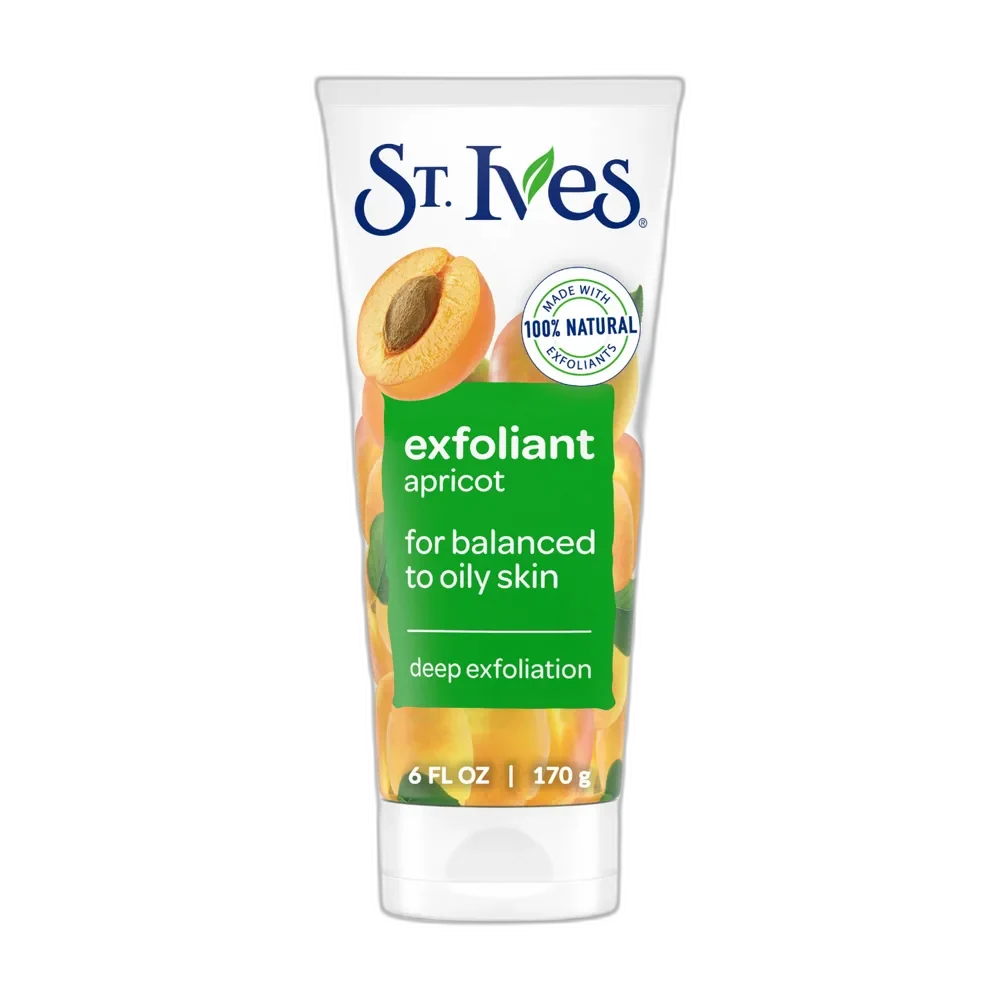 St. Ives Fresh Skin Apricot Scrub 6 oz orange tube