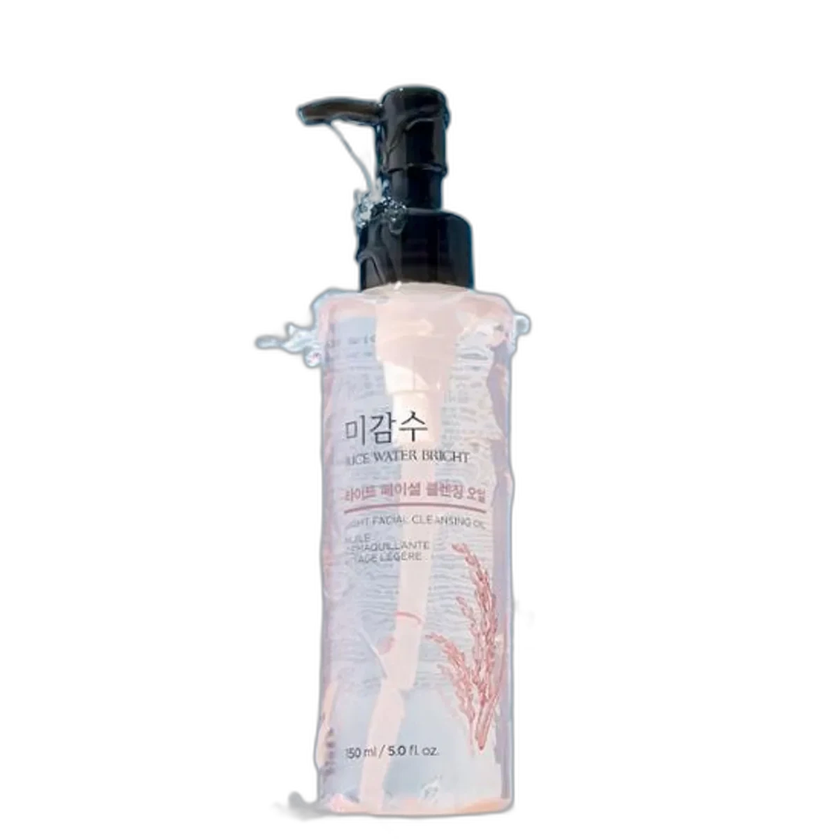 The Face Shop Rice Water Bright Light Cleansing Oil 150ml pump bottle