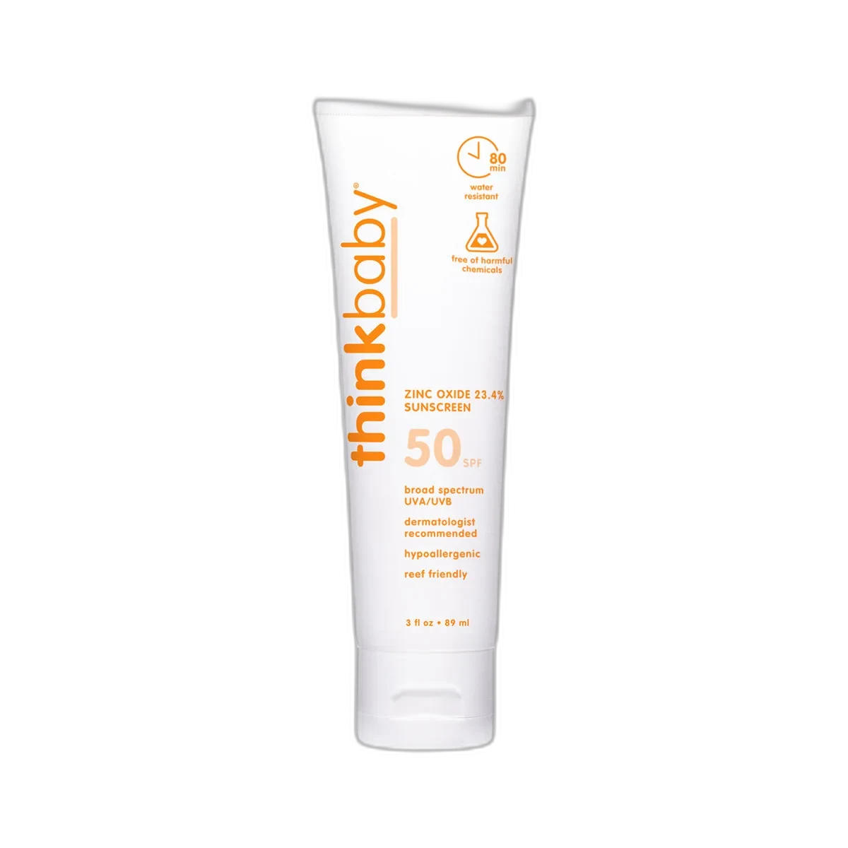 Thinkbaby Safe Sunscreen SPF 50+ 3oz tube