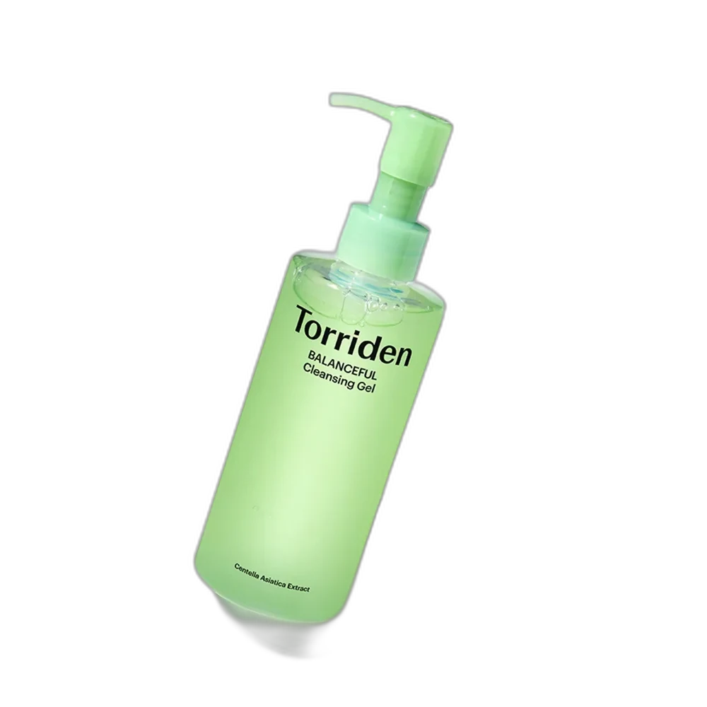 Torriden Balanceful Cica Cleanser 200ml tube — K-beauty gentle gel cleanser with 5D cica complex