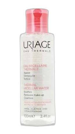 Uriage Thermal Micellar Water in a 250ml white plastic bottle