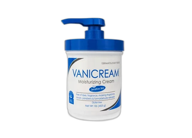 Vanicream Moisturizing Skin Cream 16 oz jar with pump for sensitive and eczema-prone skin