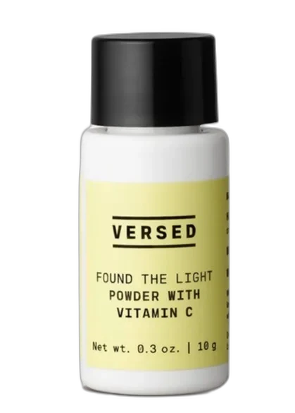 Versed Found the Light Vitamin C Powder 0.3 oz jar on a plain background