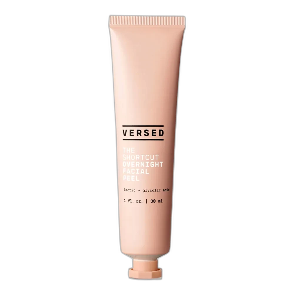 Versed The Shortcut Overnight Facial Peel 30ml frosted glass bottle