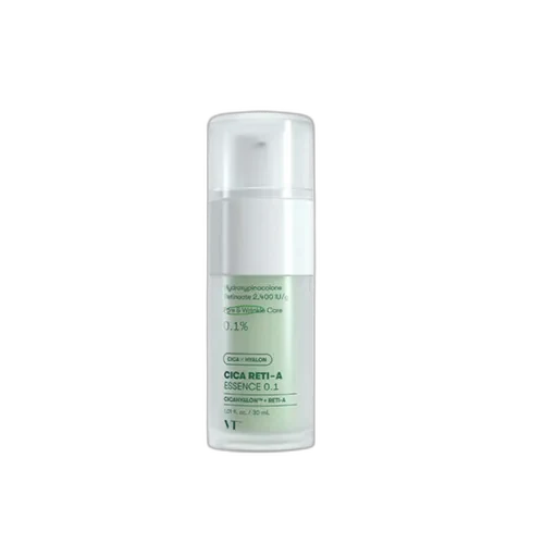 VT Cosmetics Cica Reti-A Essence 0.05 50ml frosted glass bottle
