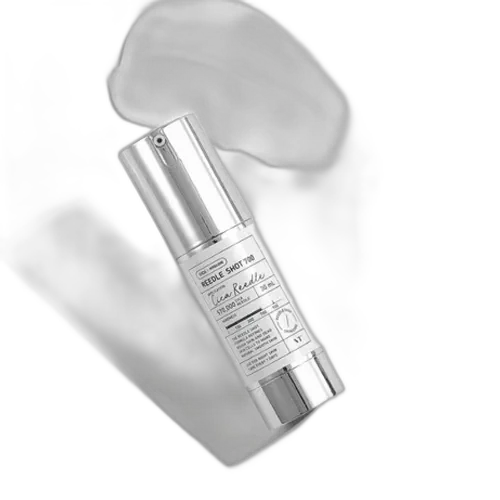 VT Cosmetics Reedle Shot 700 Essence 50ml in frosted dropper bottle with silica spicules and