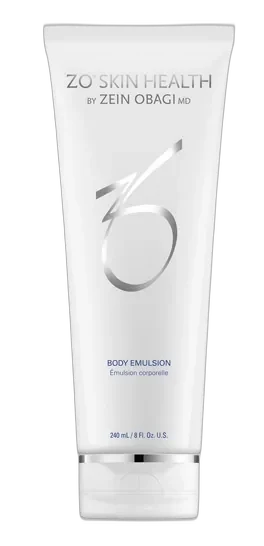 ZO Skin Health Body Emulsion pump bottle